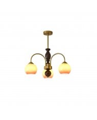 Franse Vintage Glazen Raam Hanglamp HL352