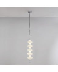 Lampe à suspension blanche de style français HL917