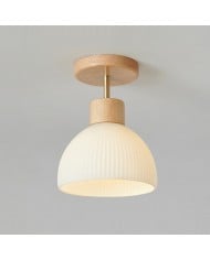 Plafondlamp met koepel van messing HL391 Plafondlamp met koepel van messing HL391