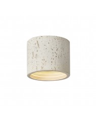 White Round Wooden Ceiling Lamp HL828