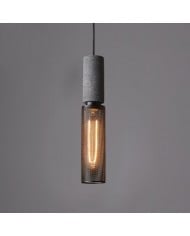 Japońska lampa wisząca w stylu Wabi-Sabi Cement Wave HL502