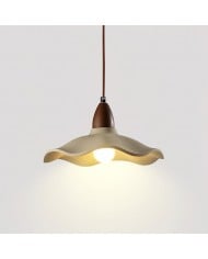 Francuska lampa wisząca w stylu retro z wzorem tkaniny HL496
