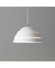 Lámpara colgante retro de pétalos verdes HL600