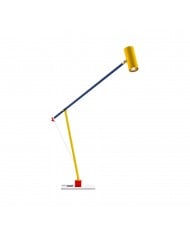 Geometrisk lampfot glasklotbordslampa HL523