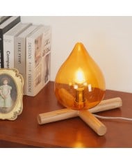 Lampe de table à fleurs roses vertes et blanches HL767 Lampe de table à fleurs roses vertes et blanches HL767