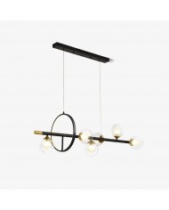 Boheemse henneptouw kwast kroonluchter HL421