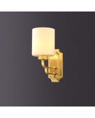 Lámpara de pared de tela de latón minimalista moderna y lujosa para sala de estar HL808 Lámpara de pared de tela de latón minimalista moderna y lujosa para sala de estar HL808