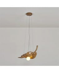 Retro Kastanje Stoffen Hanglamp HL495 Retro Kastanje Stoffen Hanglamp HL495