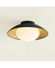 Semi Flush Mount Ceiling Lights Umbrella Shape Glass Lamp HL945