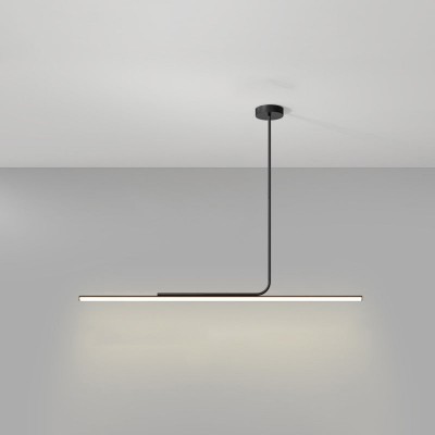 Lampada a sospensione lineare asimmetrica semplice e moderna HL705 Lampada a sospensione lineare asimmetrica semplice e moderna HL705