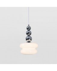 Lampada a sospensione in seta a bolle di cipolla HL681