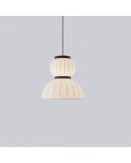 Lampada a sospensione in seta a bolle di cipolla HL681