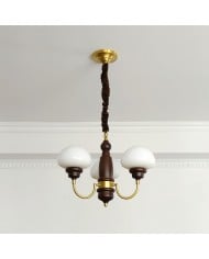 Lámpara de araña vintage de mediados de siglo HL664