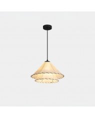 Lámpara colgante minimalista moderna de estilo crema para dormitorio HL474