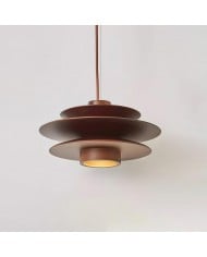Lampada a sospensione moderna semplice a pois color crema nordica HL460 Lampada a sospensione moderna semplice a pois color crema nordica HL460