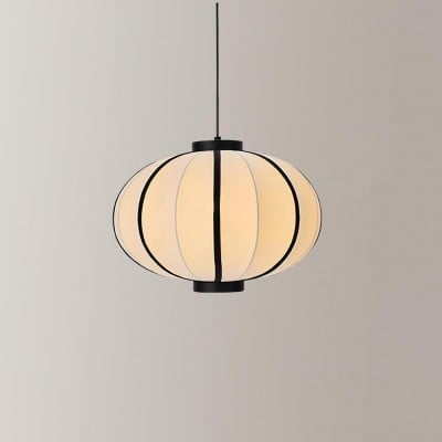 Minimalistisk svart och vit lykta taklampa HL816