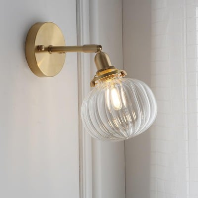 Simple Hallway Entrance Pumpkin Pattern Wall Lamp HL771 Simple Hallway Entrance Pumpkin Pattern Wall Lamp HL771