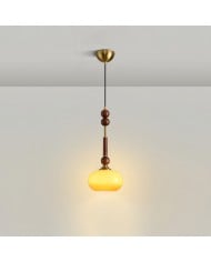 Lampe à suspension conique en travertin HL440 Lampe à suspension conique en travertin HL440