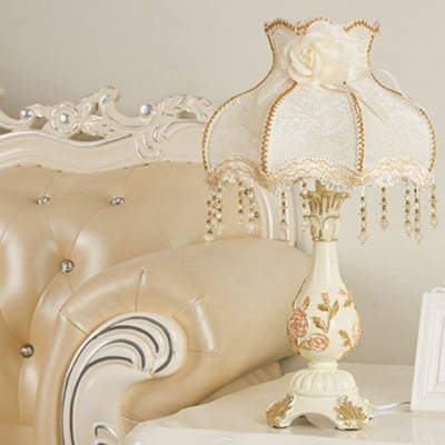 Classic European Vase Base Resin Fabric Table Lamp HL872 Classic European Vase Base Resin Fabric Table Lamp HL872