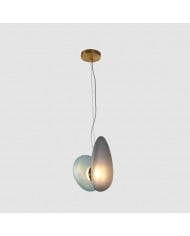 Lámpara colgante de cocina con vetas de madera de nogal de imitación negra HL864 Lámpara colgante de cocina con vetas de madera de nogal de imitación negra HL864