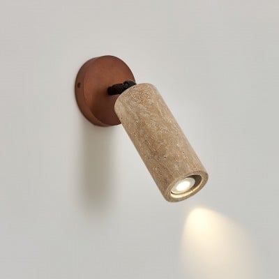 Wabi-Sabi Travertine Adjustable Wall Lamp HL851 Wabi-Sabi Travertine Adjustable Wall Lamp HL851