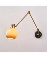 Glas Lampenschirm Keramik Blume Wandleuchte HL375 Glas Lampenschirm Keramik Blume Wandleuchte HL375