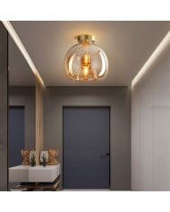 Lampada da soffitto a forma di fiore di zucca HL857 Lampada da soffitto a forma di fiore di zucca HL857