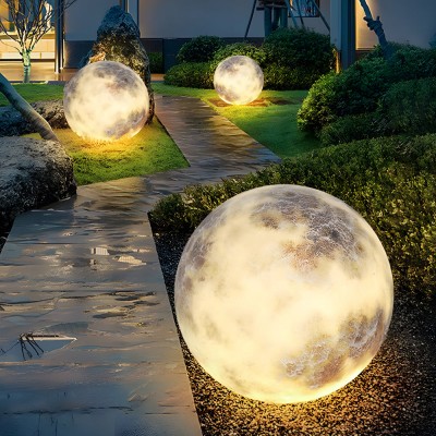 Vattentät Luminous Moon Art Decor Modern Ground Lawn Lamp HL832 Vattentät Luminous Moon Art Decor Modern Ground Lawn Lamp HL832