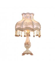 Lampa stołowa z tkaniny w wazonie retro HL871 Lampa stołowa z tkaniny w wazonie retro HL871