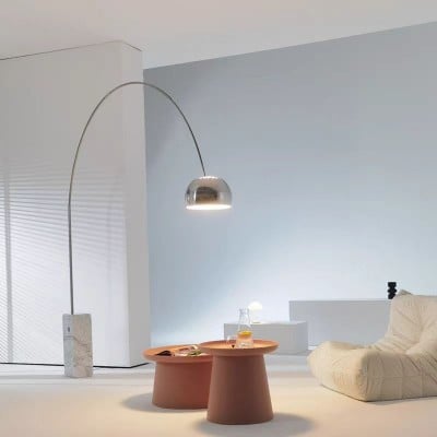 Nordic Art Deco Design Fishing Marble Base Floor Lamp HL927