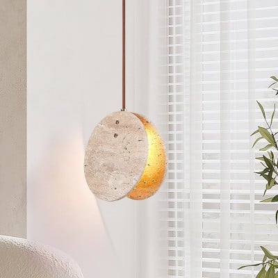 Hanglamp met stenen textuur HL942