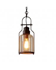 Eloise Simple Glass Irregular Lantern Pendant Lamp HL980