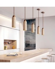 Industrial Vintage Iron Glass Jar 1-Light Pendant Light HL973