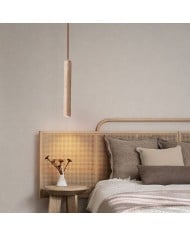 Moderne cilindrische glazen hanglamp HL961