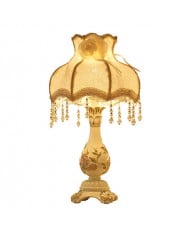 Lampa stołowa z tkaniny w wazonie retro HL871 Lampa stołowa z tkaniny w wazonie retro HL871
