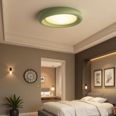 Center Offset Concentric Circle Acrylic Ceiling Lamp HL821 Center Offset Concentric Circle Acrylic Ceiling Lamp HL821