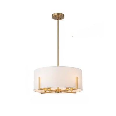 Traditionell ljuskrona i Metall Med Nordisk Tyg HL1007