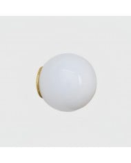 Lampada da parete a LED in ottone con frontale a specchio HL452