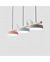 Creatieve hanglamp in de vorm van een takvogel HL943