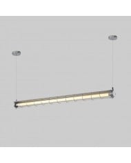 Nordischer Stoff Metalltrommel Kronleuchter HL1007