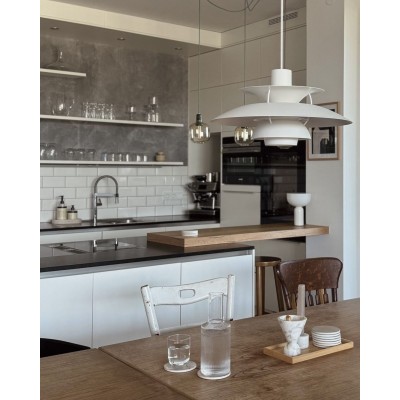 Lámpara colgante de comedor con brazo oscilante y diseño de piña de varios niveles HL1073