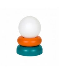 Lampada da tavolo Circus - Design a Strisce Rosse e Bianche HL1048 Lampada da tavolo Circus - Design a Strisce Rosse e Bianche HL1048