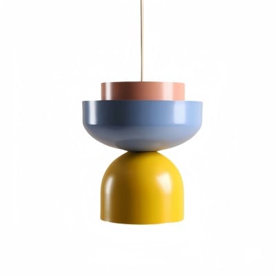 Metal Macri Bowl Shade Pendant Lamp -  Multicolor Modular Design HL1069 Metal Macri Bowl Shade Pendant Lamp -  Multicolor Modular Design HL1069