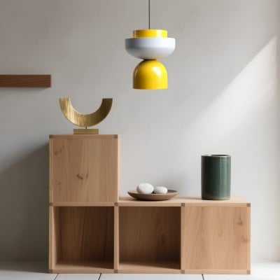 Metal Macri Bowl Shade Pendant Lamp -  Multicolor Modular Design HL1069 Metal Macri Bowl Shade Pendant Lamp -  Multicolor Modular Design HL1069