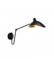 Moderne Wandleuchte mit Schwenkarm aus Metall, Zylinderform, HL1076