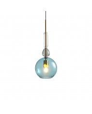 Moderne schijfvormige hanglamp met zwenkarm HL1071