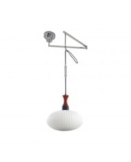 Nelson Bubble Swing Arm Hanglamp HL1116 Nelson Bubble Swing Arm Hanglamp HL1116
