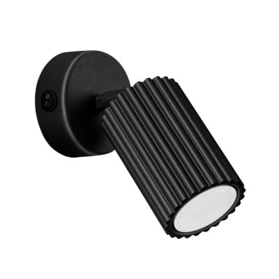 Kleurrijke Carbon Wandspot - LED Aluminium Lamp voor Binnengebruik HL1101 Kleurrijke Carbon Wandspot - LED Aluminium Lamp voor Binnengebruik HL1101