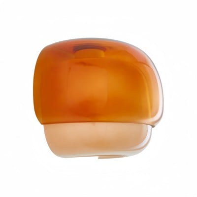 Färgglad vägglampa i glas - Modern sänglampa med dubbel sfär HL1096 Färgglad vägglampa i glas - Modern sänglampa med dubbel sfär HL1096