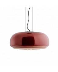 Suspension double sphérique en verre – Lampe de chambre colorée HL1094